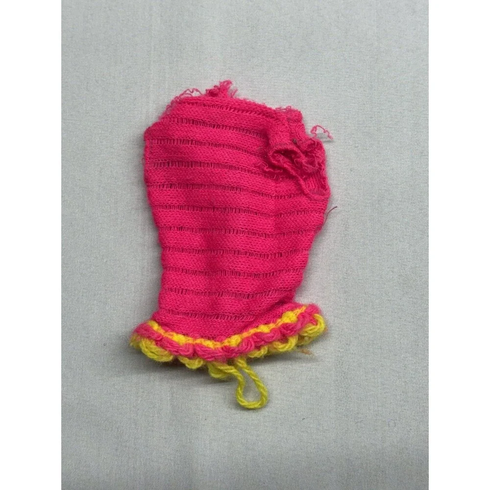 Vintage 60’s Mattel Talking Barbie Two Pink and Yellow Piece Tops #1115